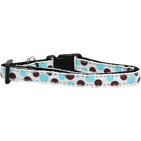 Unconditional Love Confetti Dots Nylon Collar Baby Blue Cat Safety UN749597